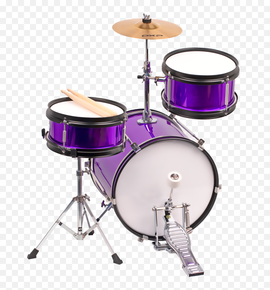 Drum Kit Junior - 3 Piece 12 Bass Drum Metallic Purple Dxp Dxp Junior Drum Kit Png,Bass Drum Png