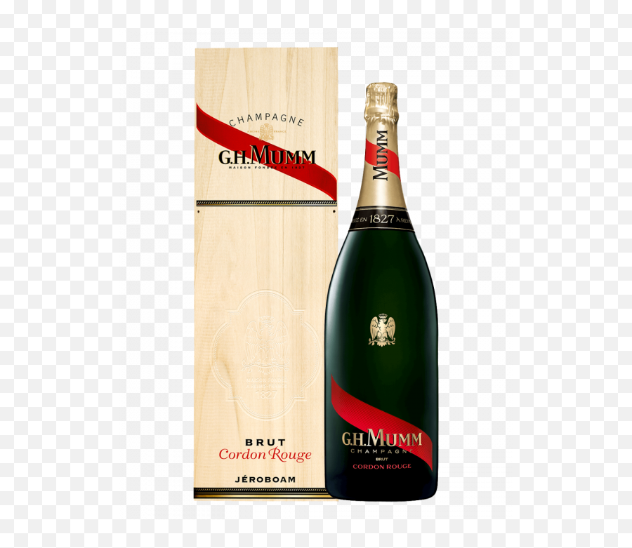 Ghmumm Cordon Rouge Nv 3l Jeroboam - Wooden Box Mumm Cordon Rouge F1 Png,Champagne Popping Png