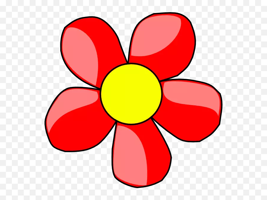 Flower Cartoon - Red Flower Clipart Png,Flower Cartoon Png - free  transparent png images 