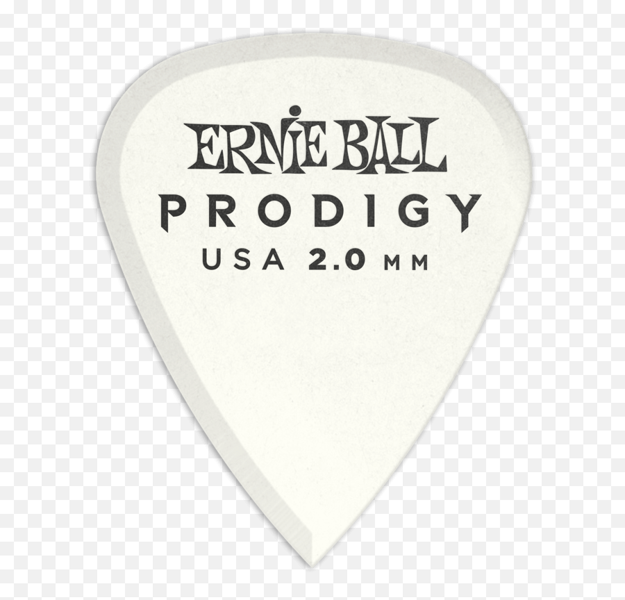 Ernie Ball 9202 Prodigy Derlin Picks White 1s Standard 20 Png