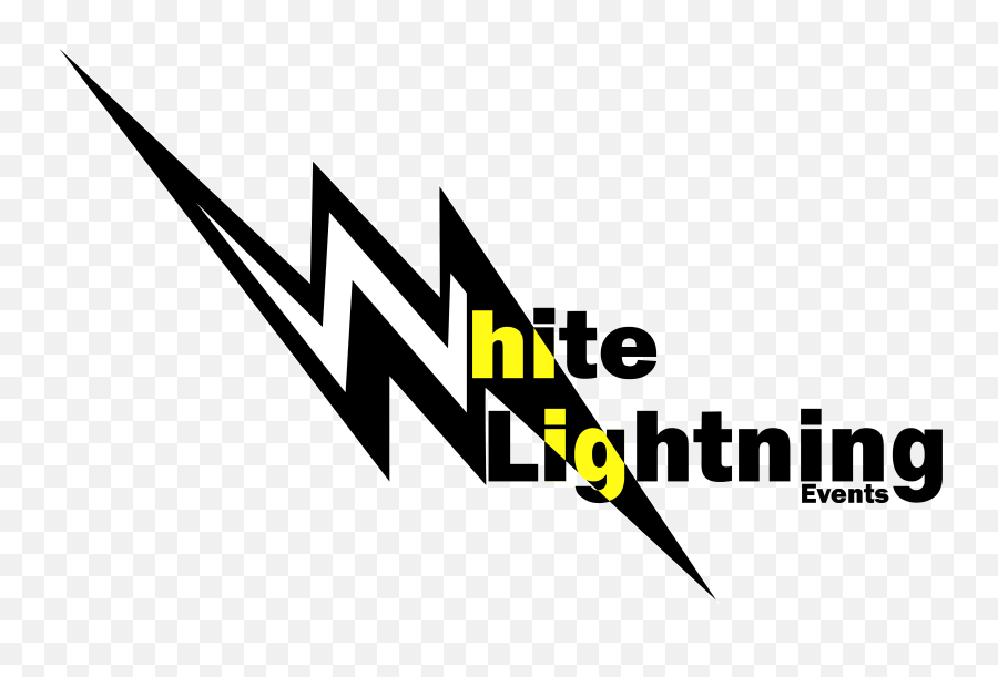 White Lightning Logo - White Lightning Events Png,Lightning Logo