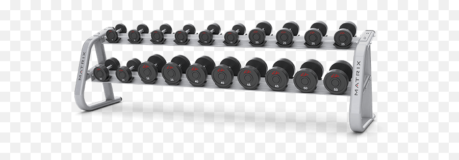 10 - Pair Dumbell Rack Benchesracks Matrix Fitness Matrix 10 Pair Dumbbell Rack Png,Dumbell Png