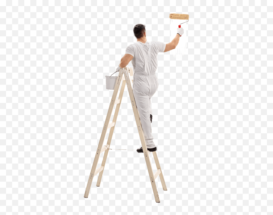 Professional Residential Painters In - Ladder With Painter Png,Painter Png