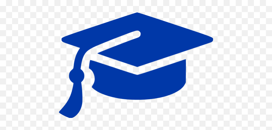 Graduation Hat Png - Graduation Cap Icon Blue,Grad Hat Png