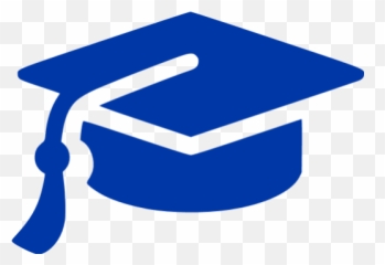 Graduation Hat Png - Graduation Cap Icon Blue,Grad Hat Png