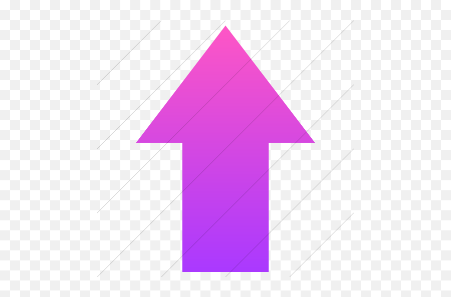 Iconsetc Simple Ios Pink Gradient Classic Arrows Solid Up Icon - Action And Reaction In A Spring Png,Pink Arrow Png