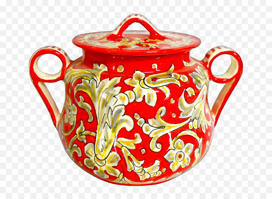 Foglie Rosse Jar - Teapot Png,Cookie Jar Png