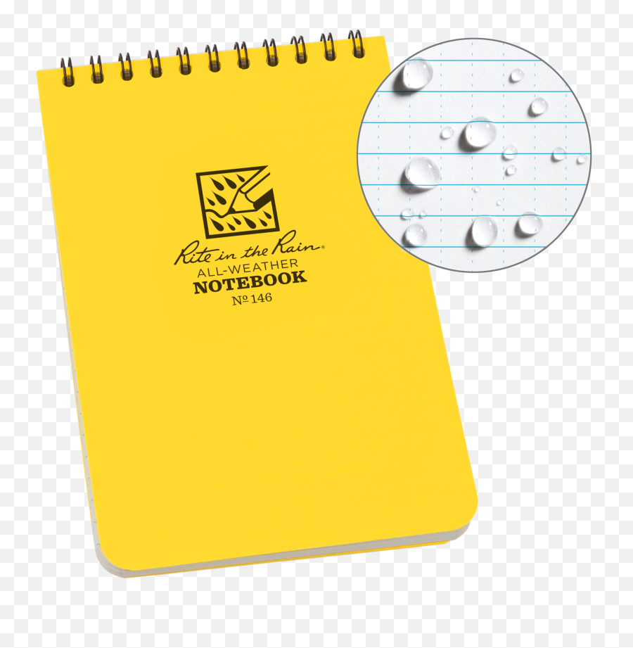 Rain Weatherproof Top Spiral Notebook - Rite In The Rain 146 Png,Spiral Notebook Png