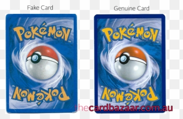 Pokemon Cards Png Transparent Image - Back Of A