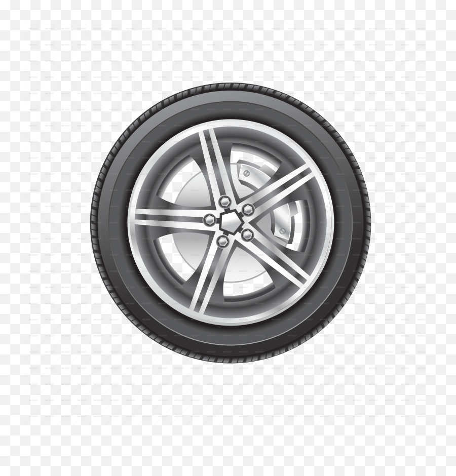 Wheels Set Collection - Free Flat Tire Clipart Png,Rims Png