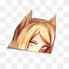 Kda Ahri Peeker - Cartoon Png,Ahri Png