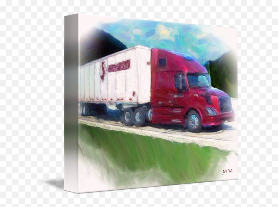 Roll - Trailer Truck Png,18 Wheeler Png