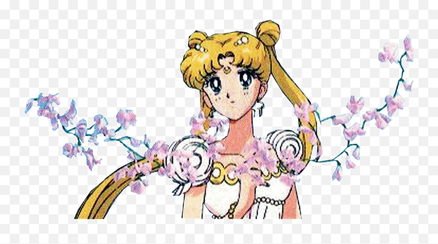 Sailormoonworld - Princess Serenity Sailor Moon Flowers Png,Sailor Moon Transparent