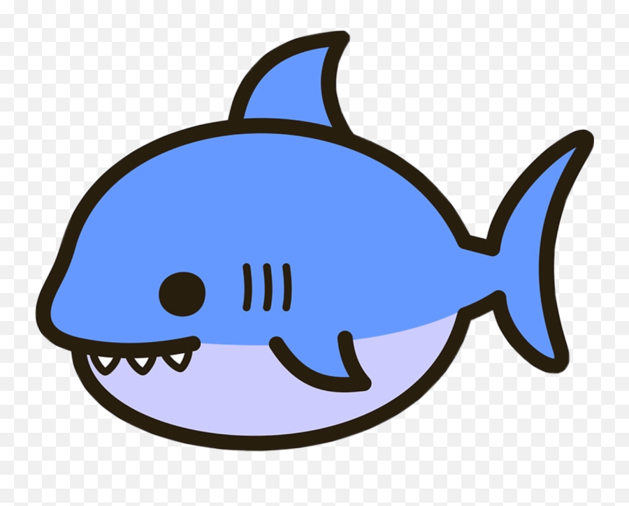 Report Abuse - Cute Shark Clip Art Png Download Full Clipart Shark Cartoon Cute,Shark Clipart Png