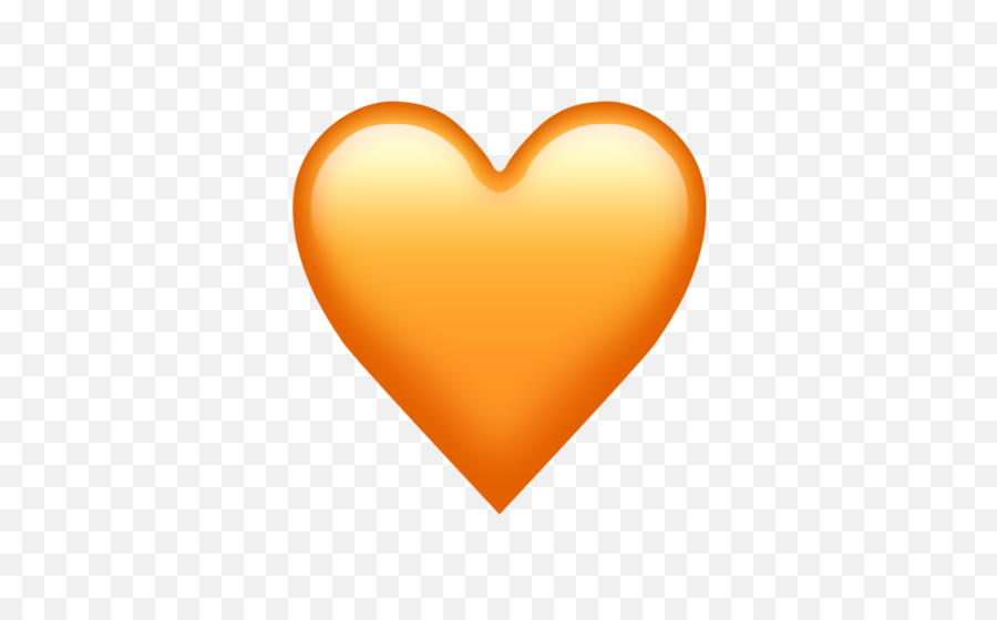 What Do The Different Colors Of Hearts - Iphone Orange Heart Emoji Png,Emoji Hearts Transparent