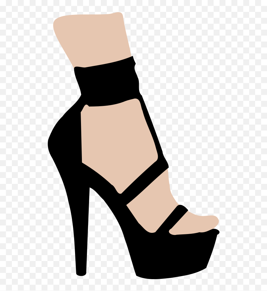 Download High - Heeled Shoes Easy Drawing Of Heels Png Image Draw Shoes High Heels,Heels Png
