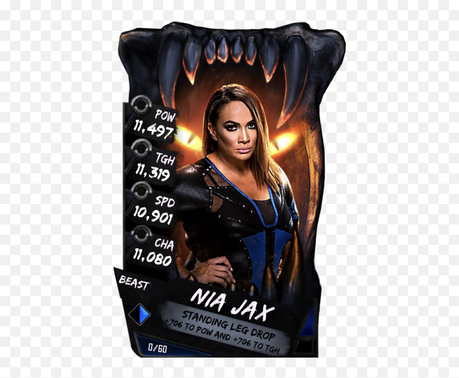 Nia Jax Png - Charlotte Flair Wwe Supercard,Nia Jax Png