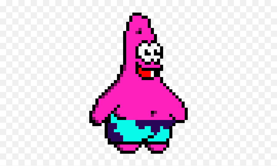 Patrick Star - Patrick Pixel Art Png,Patrick Star Png