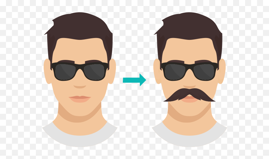 Moustache Transplant Turkey Facial - Illustration Png,Facial Hair Png