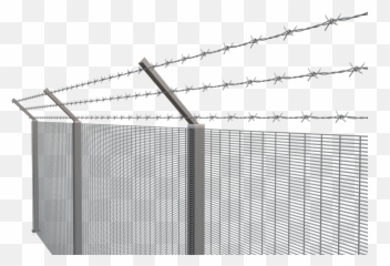 L Angle Barbed Wire Png Image - Chain Link Fence