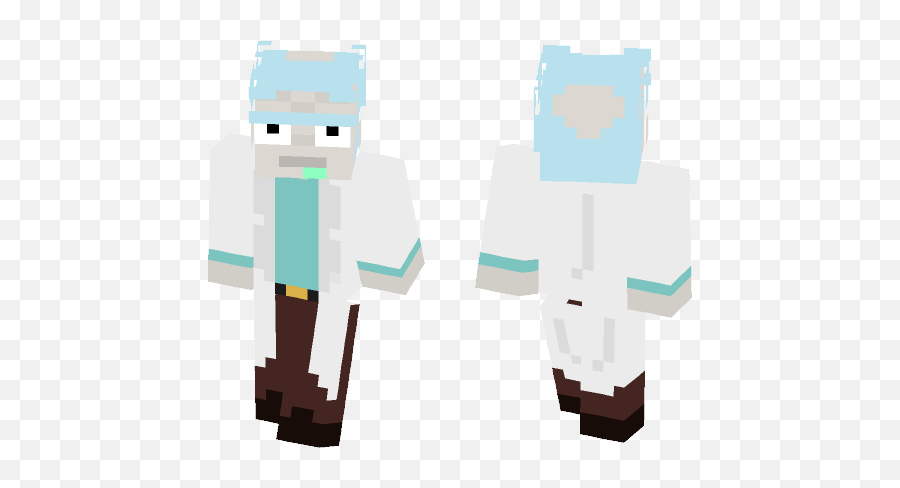Download Rick And Morty Sanchez Minecraft Skin For - Duck Girl Minecraft Skin Png,Rick Sanchez Png