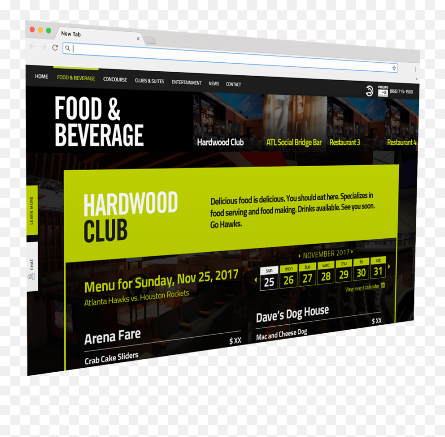 Desktop U0026 Mobile Web Development Case Study Atlanta Hawks - Online Advertising Png,Atlanta Hawks Png