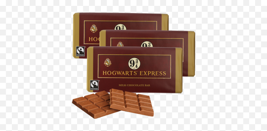 Hogwarts Express Chocolate Bar - 3 Pack Platform 9 3 4 Sign Png,Chocolate Bar Transparent