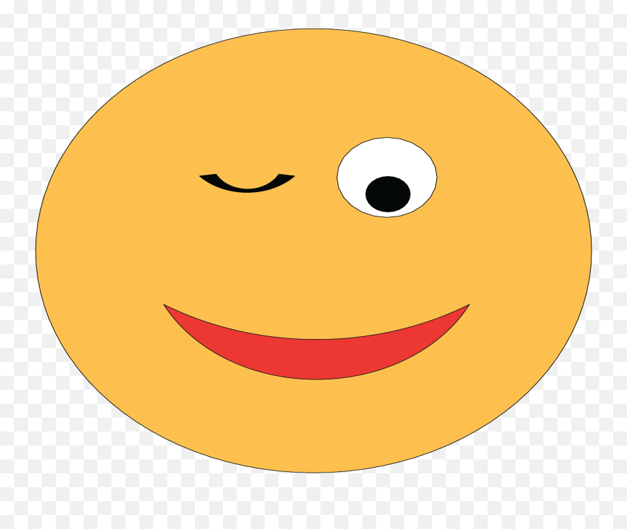 Download Emoji Wink 100 Cm - Icon Png,Wink Emoji Png