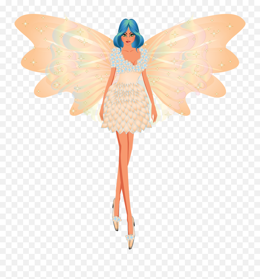 And Digital Paper Fairies Clip Art - Fairy Png,Fairies Png
