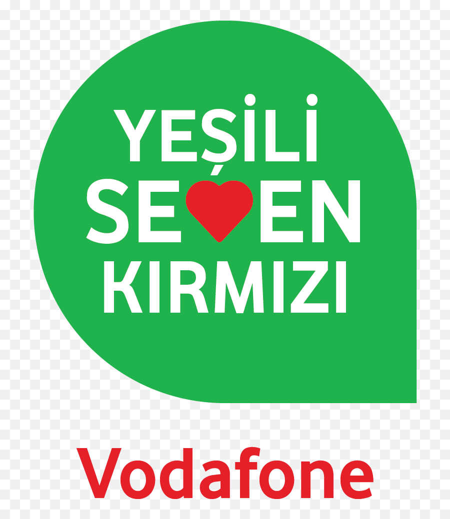 Yeili Seven Krmz - Vertical Png,Vodafone Logosu