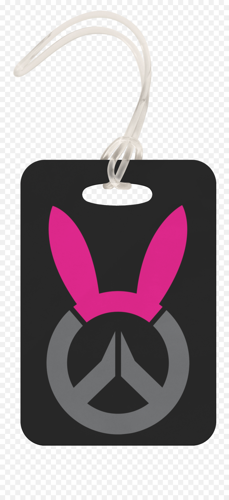 Bunny Logo Metal Luggage Tag - Dva Bunny Logo Png,D.va Logo
