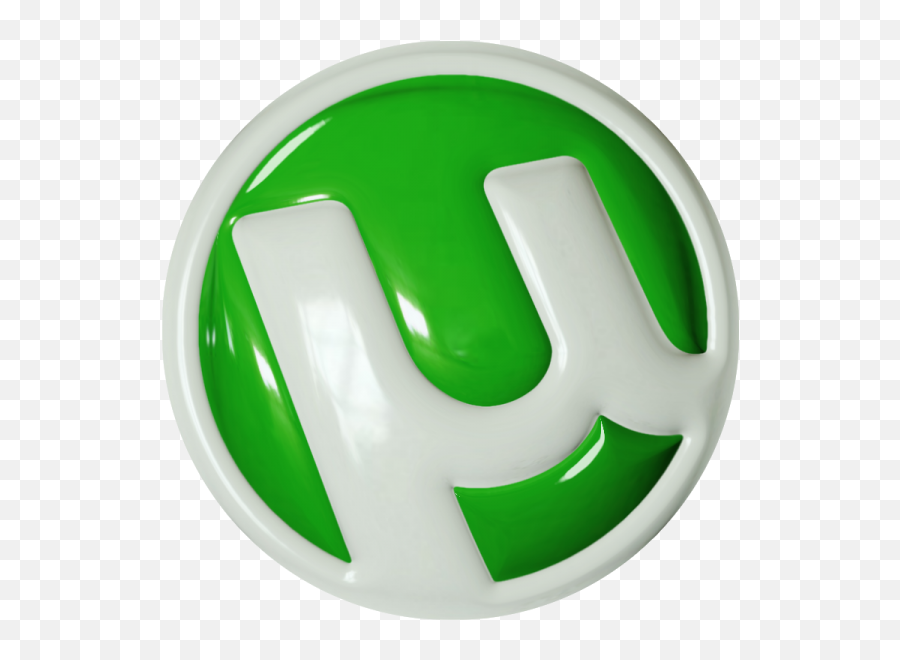 Utorrent Glossy Icon Png Transparent - Torrent Png,Utorrent Logo