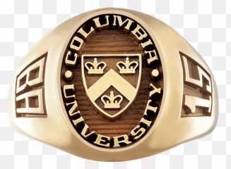 Columbia University Mens Executive Ring - Solid png