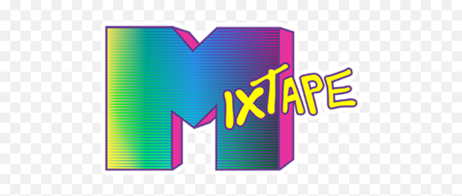 Mixtape Mtv Logo Style Sticker - Horizontal Png,Mixtape Background Graphics Png