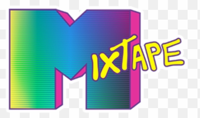 Mixtape Mtv Logo Style Sticker - Horizontal Png,Mixtape Background Graphics Png