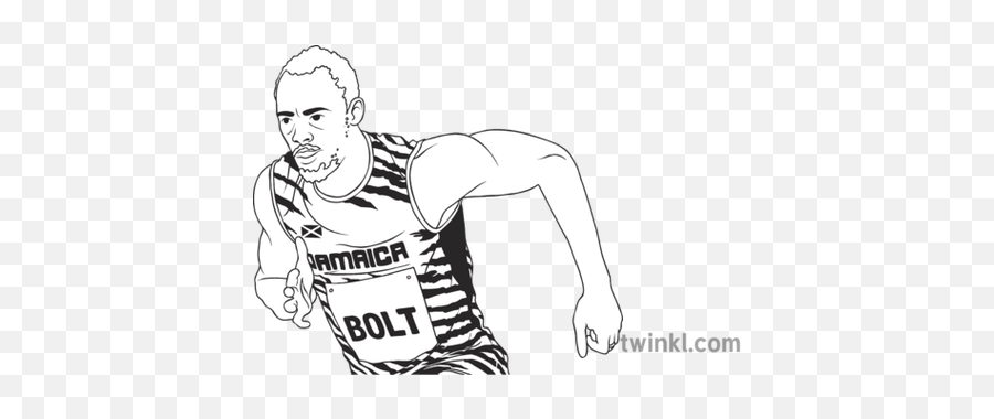 Usain Bolt Page 1 — Unique Coloring