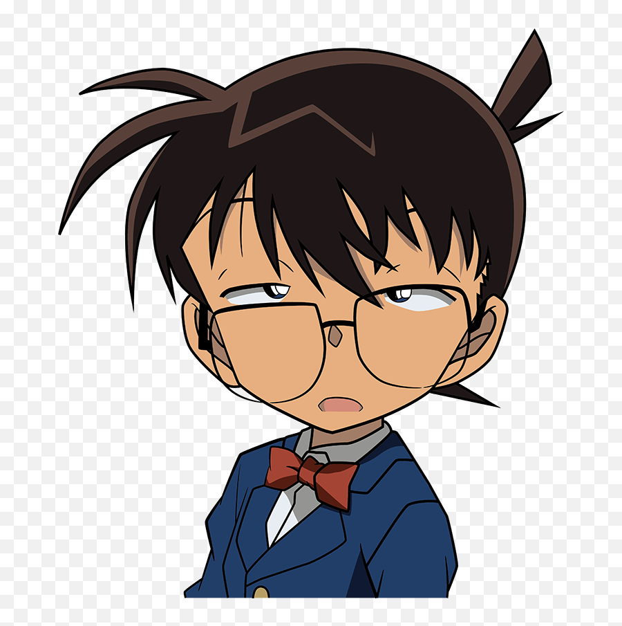 Detective Conan Funny Face Transparent - Icon Detective Conan Png,Funny Face Transparent