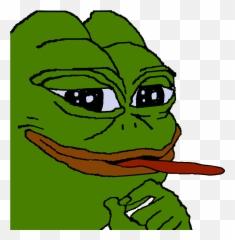Hd Pepe Posted - Meme Frog Sticking Out Tongue Png,Pepe Frog Transparent
