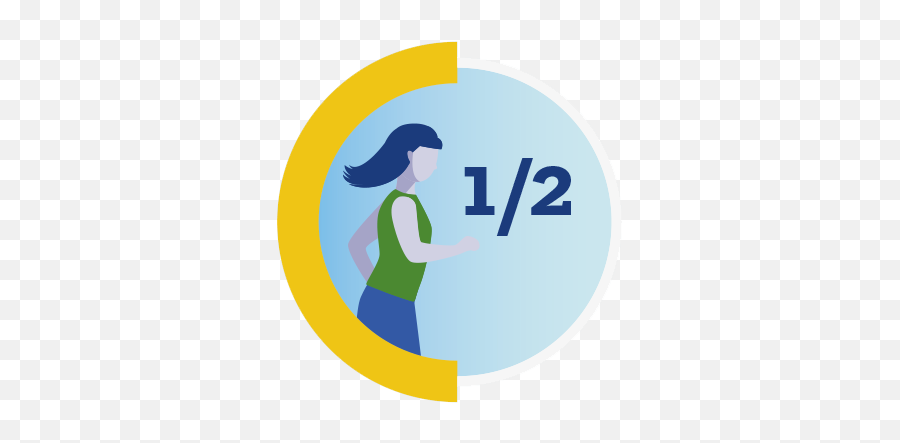 An Icon Of A Woman Running With The Text 12 - Cdc For Running Png,Running Icon Png
