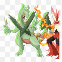 Photo - Starter Pokemon Mega Evolutions Png,Blaziken Png