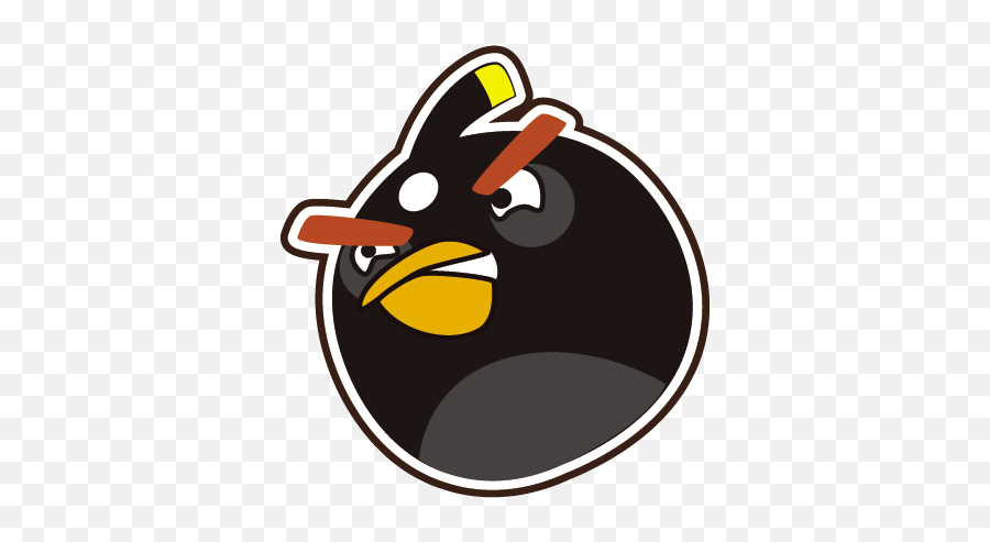 Download Hd Angry Bird Black - Png Angry Birds Black,Black Bird Png