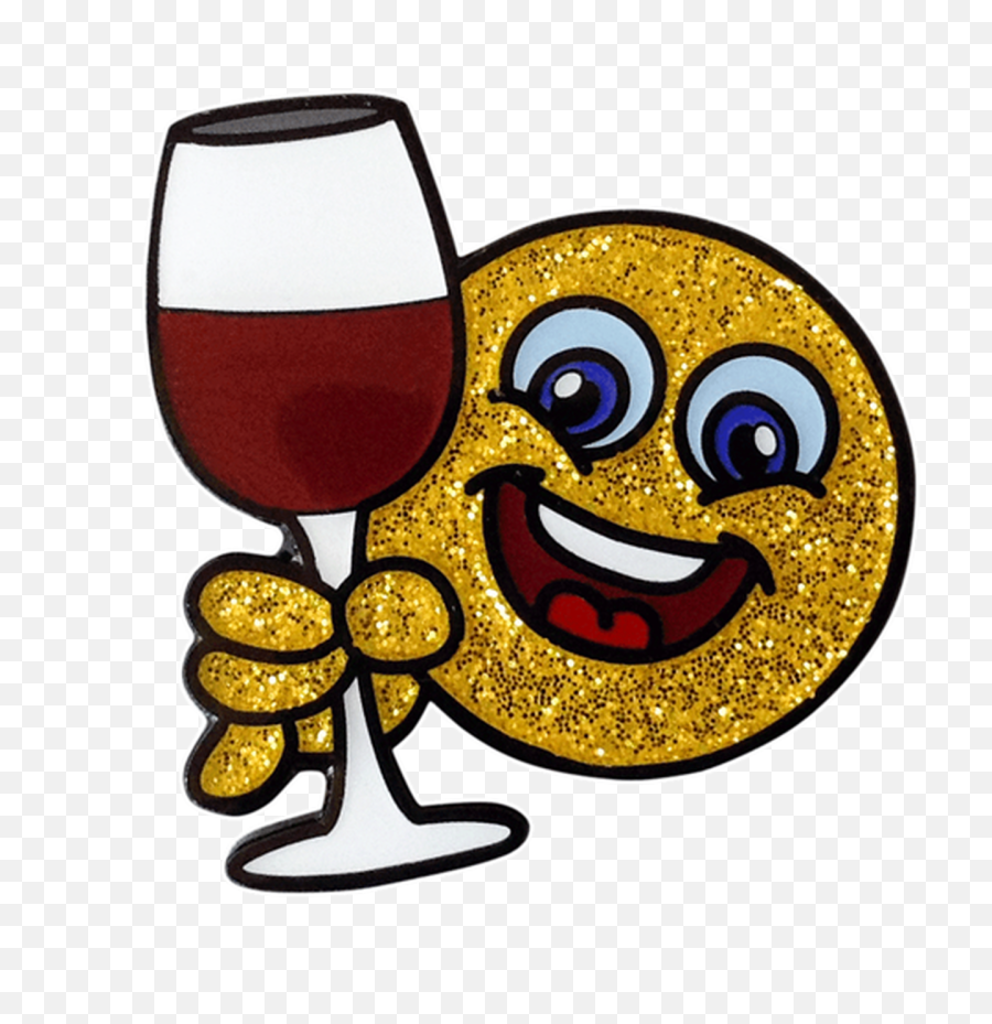 Download Hd Smiley Face Ball Marker U0026 Hat Clip - Clipart Clip Art Png,Wine Clipart Png