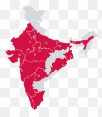 Contact Us - India Map Green Colour png