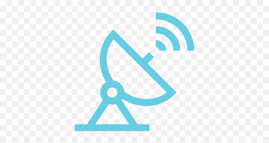 Satellite Communication - Vertical Png,Dish Antenna Icon