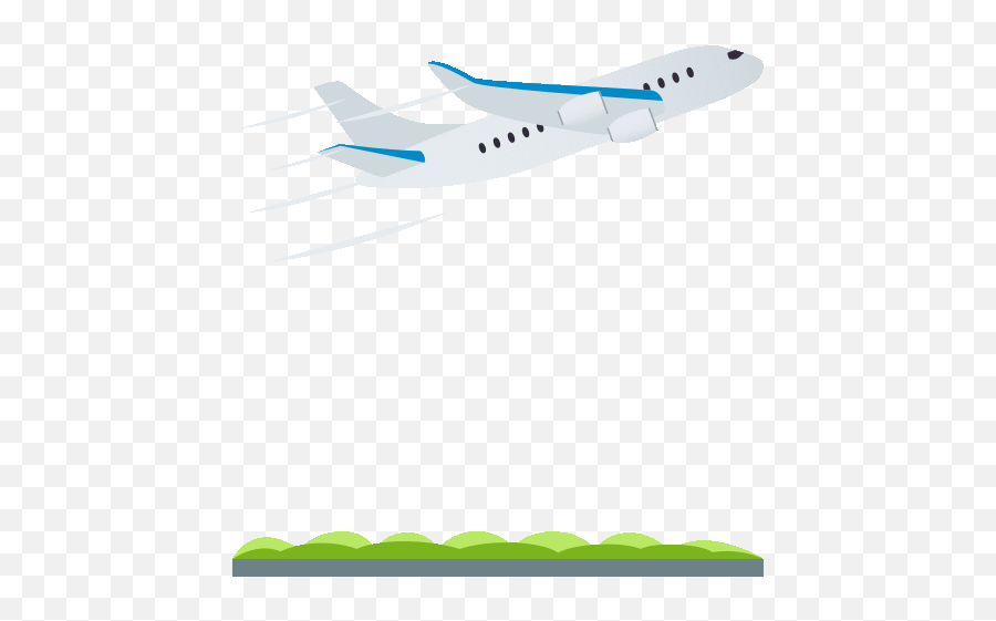 Airplane Departure Travel Sticker - Airplane Departure Transparent Airplane Departure Gif Png,Plane Icon For Facebook