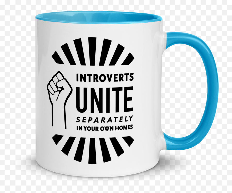 Introverts Unite Separately In Your Own Homes Mug - Mug Png,Introvert Icon