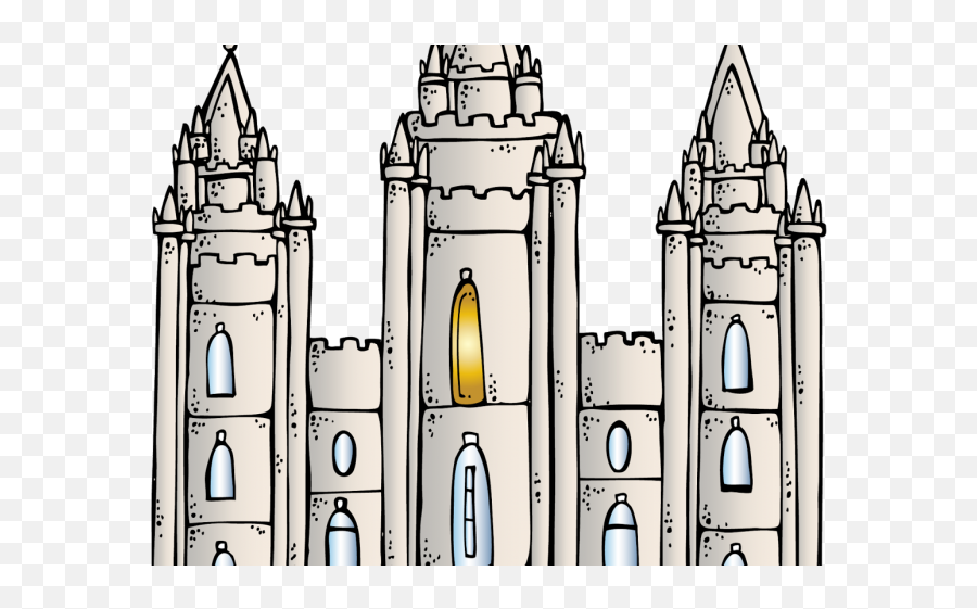 Temple Clipart Mormon - Lds Church Clip Art Png,Temple Png