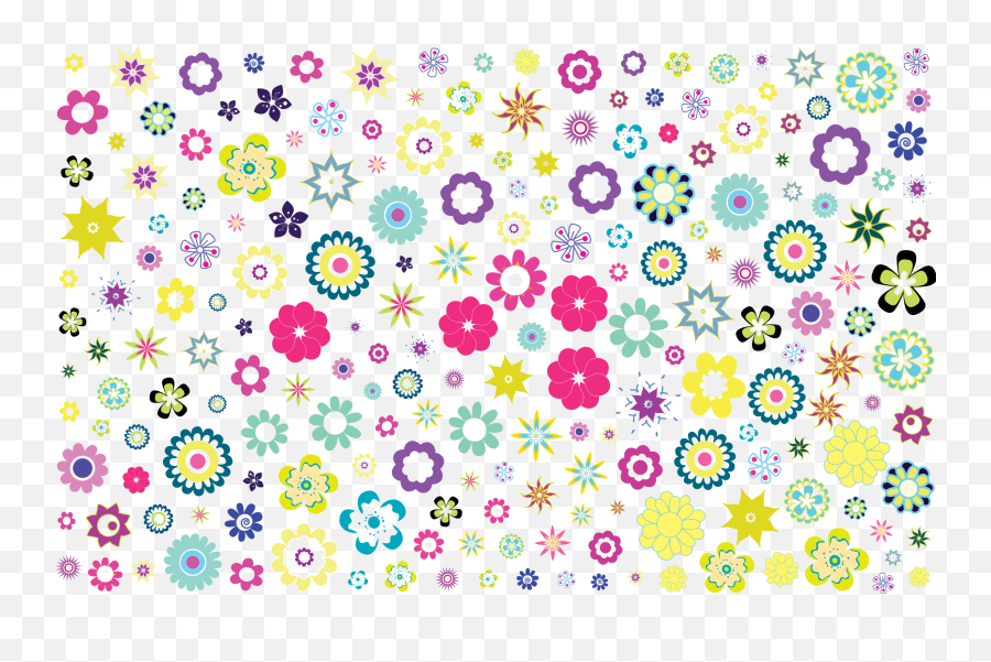Floral Background Png Picture 405619 - Colorful Floral Background Hd,Flower Background Png