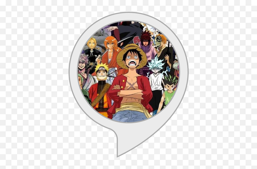 Amazoncom Manga Anime Trivia Alexa Skills - All Famous Anime Characters In One Png,Transparent Anime Icon