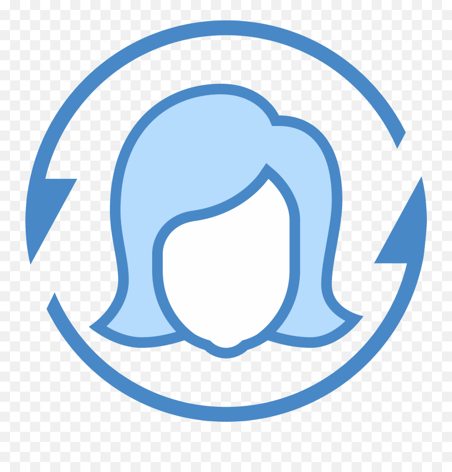 Life Cycle Icon - Female Name Icon Full Size Png Download Profile Female Icon,Feminine Icon
